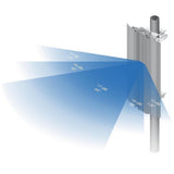 Ubiquiti Titanium 2GHz Variable Beam Base Station Sectorized Antenna 60-120deg - For Use With RocketM2