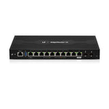 Ubiquiti EdgeRouter 12 - 10-Port Gigabit Router, 2 SFP Ports- 24v Passive PoE In and Out (Limited) - 1GHz Quad Core Processor - 1GB RAM,  2Yr War