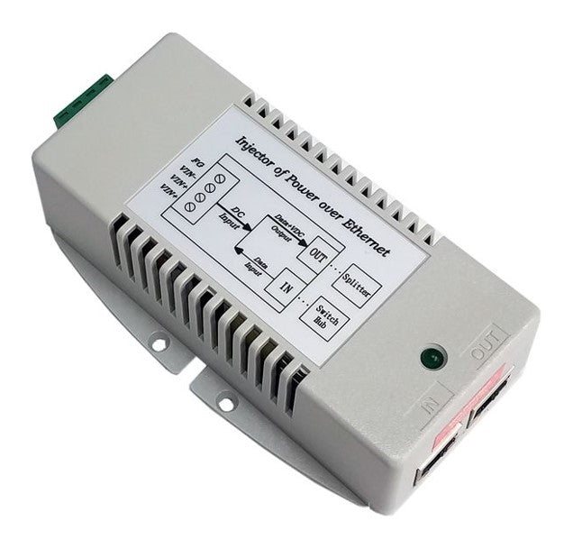 Tycon Power TP-DCDC-1248GD-HP,10-15VDC IN. 56V 35W Gigabit 802.3at PoE OUT. DC to DC Converter and PoE Injector