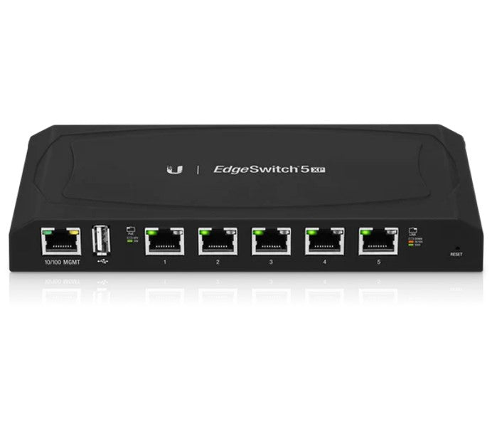 Ubiquiti ToughSwitch 5port PoE Gigabit Managed Switch, 24v PoE, Wall Mountable, No Controller Needed - Also known as ES-5XP-AU,  Incl 2Yr Warr