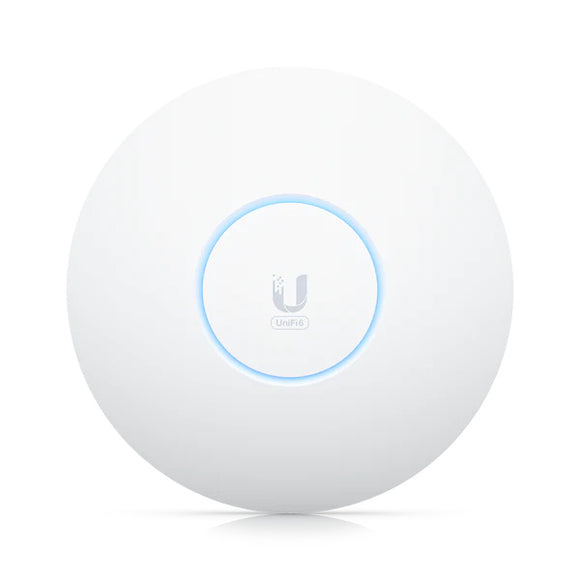 Ubiquiti UniFi U6-Enterprise WiFi 6E 4x4 MIMO PoE+ Access Point,140m Coverage,600+ Device&2.5GbE Uplink, Ceiling Mount,For High-Density, 2Yr Warr