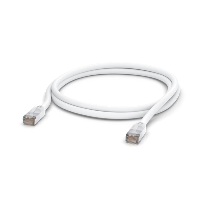 Ubiquiti UniFi Patch Cable Outdoor 2M White, Single Unit, All-weather, RJ45 Ethernet Cable, Category 5e,  2Yr Warr
