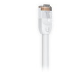 Ubiquiti UniFi Patch Cable Single Unit, 0.1m, White, Both End Bendable to 90 Degree, RJ45 Ethernet Cable, Cat6, Ultra-Thin 3mm Diameter, 2Yr Warr