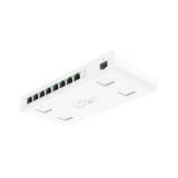 Ubiquiti UISP Switch, 8-Port GbE Switch w/ 27V Passive PoE, For MicroPoP Applications, 110W PoE Budget, Fanless, Layer 2 Switching, 2Yr Warr