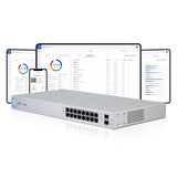 Ubiquiti UniFi Switch 16-port Managed PoE+ Gigabit Switch with SFP, 150W PoE Budget, GEN1