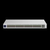 Ubiquiti UniFi USW-48, 48-port Managed Gigabit Layer2 Switch - 48x Gigabit Ethernet Ports 4x SFP Port Touch Display, 2Yr Warr