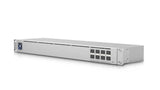 Ubiquiti UniFi USW-Aggregation, 8-port 10G SFP+ Aggregation Switch, Layer 2 Switch, Fanless, 1U Rackmount, 2Yr Warr