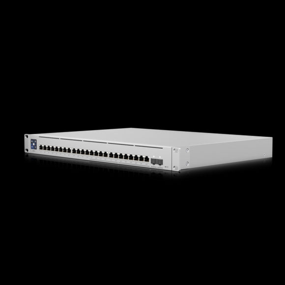 Ubiquiti UniFi Switch Enterprise 24-port PoE+ 12x2.5GbE 12x1GbE Ports, For Wi-Fi 6 AP, 2x 10g SFP+ Ports, Managed Layer 3 Switch (400W), 2Yr Warr