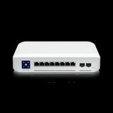 Ubiquiti Switch Enterprise 8-port PoE+ 8x2.5GbE, Ideal For Wi-Fi 6 AP, 2x 10g SFP+ Ports For Uplinks, Managed Layer 3 Switch, 2Yr Warr