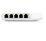 Ubiquiti USW Flex Mini, UniFi, Layer 2 Gigabit Switch, 5x GbE RJ45 Ports, Power Via PoE (802.3af) / USB Type-C 5V 1A, 2Yr Warr