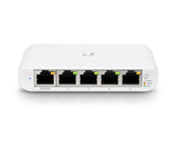 Ubiquiti USW Flex Mini, UniFi, Layer 2 Gigabit Switch, 5x GbE RJ45 Ports, Power Via PoE (802.3af) / USB Type-C 5V 1A, 2Yr Warr