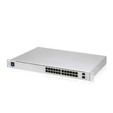 Ubiquiti UniFi 24 port Managed Gigabit Layer2 & Layer3 Switch, Auto-sensing 802.3at PoE+ & 802.3bt PoE, SFP+, Touch Display - 400W GEN2, 2Yr Warr