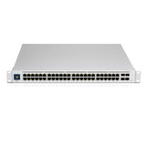 Ubiquiti UniFi 48-port Managed Gigabit Layer2 & Layer3 Switch, Auto-sensing 802.3at PoE+ & 802.3bt PoE, SFP+, Touch Display,  600W GEN2, 2Yr Warr