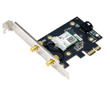 ASUS PCE-AX3000BULK AX3000 Dual Band PCI-E WiFi 6 (802.11ax) Adapter, 160MHz, Bluetooth 5.0, WPA3, OFDMA, MU-MIMO, BULK, NON-RETAIL ( NIC )