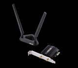 ASUS PCE-AX58BT AX3000 Dual Band PCI-E WiFi 6 (802.11ax) Adapter 2 EXT Antennas , Supports 160MHz, Bluetooth 5.0, WPA3, OFDMA and MU-MIMO ( NIC )