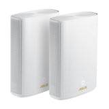 ASUS ZenWiFi AX Hybrid XP4(2-PK) AX1800 WiFi Routers With Built In 1300 Mbps HomePlug AV2 Powerline, Solution For Thick Wall Homes, White (wifi6)