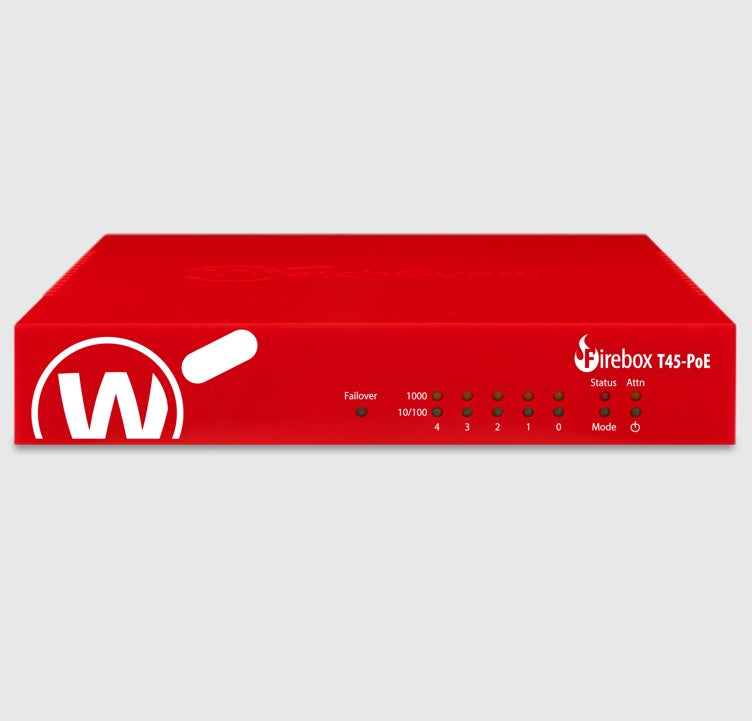 WatchGuard Firebox T45-PoE with 1-yr Standard Support (AU)