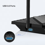 TP-Link Archer AX72 Pro AX5400 Multi-Gigabit WiFi 6 Router, 574 Mbps at 2.4 GHz + 4804 Mbps at 5 GHz, Beamforming, Smart Connect, Airtime Fairness