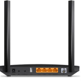 TP-Link Archer VR400 AC1200 Wireless VDSL/ADSL Modem Router 1.2Gbps 867Mbps @ 5GHz 300Mbps @ 2.4GHz 3xLAN 1xWAN 1xUSB 1xRJ11 Carton QTY 10