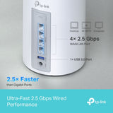 TP-Link Deco BE65 BE11000 Whole Home Mesh Wi-Fi 7 System (WIFI7)