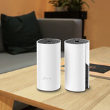 TP-Link Deco M4 (2-pack) AC1200 Whole Home Mesh Wi-Fi System.  ~260sqm Coverage, Up to 100 Devices, Parental Control