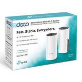 TP-Link Deco M4 (2-pack) AC1200 Whole Home Mesh Wi-Fi System.  ~260sqm Coverage, Up to 100 Devices, Parental Control