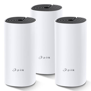 TP-Link Deco M4 (3-pack) AC1200 Whole Home Mesh Wi-Fi System.  ~370sqm Coverage, Up to 100 Devices, Parental Control