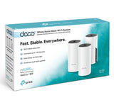 TP-Link Deco M4 (3-pack) AC1200 Whole Home Mesh Wi-Fi System.  ~370sqm Coverage, Up to 100 Devices, Parental Control