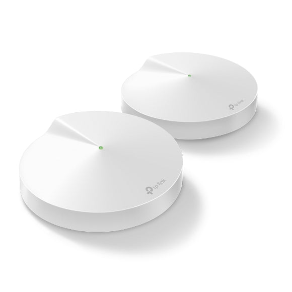 TP-Link Deco M9 Plus (2-pack) AC2200 Smart Home Mesh Wi-Fi System ~420sqm, Over 100 Devices