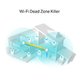 TP-Link Deco X20(2-pack) AX1800 Whole Home Mesh Wi-Fi 6 System, Up To 370 sqm Coverage, WIFI6, 1201Mbps @ 5Ghz, 574Mbps @ 2.4 GHz OFDMA, MU-MIMO (WIFI