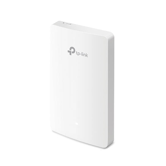 TP-Link EAP615-Wall Omada AX1800 Wall Plate WiFi 6 Access Point, 1201/574 Mbps, 4x Gigabit Ethernet Port, 2x Antenna, Centralised Management