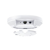 TP-Link EAP650 Omada AX3000 Ceiling Mount WiFi 6 Access Point, 574 Mbps 2.4 GHz/2402 Mbps 5 GHz, Gigabit Ethernet (RJ-45) Port