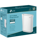 TP-Link RE900XD AX6000 Mesh Wi-Fi 6 Range Extender 1148Mbps@2.4 GHz, 4804Mbps@5 GHz,1×2.5 Gbps Multi-Gig Port+ 2× Gigabit Ports