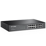 TP-Link TL-SG1016D 16-Port Gigabit Desktop/Rackmount Unmanaged Switch Energy-efficient Supports MAC Plug&play 32Gbps Switching Capacity