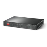TP-Link TL-SG1210MP 10-Port Gigabit Desktop Switch with 8-Port PoE+PORT: 8× Gigabit PoE+ Ports, 2x Gigabit Non-PoE Ports, 1× Combo Gigabit SFP SlotS
