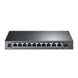 TP-Link TL-SG1210MP 10-Port Gigabit Desktop Switch with 8-Port PoE+PORT: 8× Gigabit PoE+ Ports, 2x Gigabit Non-PoE Ports, 1× Combo Gigabit SFP SlotS