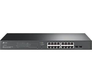 TP-Link SG2218P JetStream 18-Port Gigabit Smart Switch, 16-Port PoE+, Omada SDN, 2x GBit SFP Slots, 150W PoE Budget