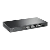 TP-Link SG2428P JetStream 28-Port Gigabit Smart Switch 24-Port PoE+ 4 Gigabit SFP, Omada SDN, 802.1p CoS/DSCP QOS, Rack Mountable