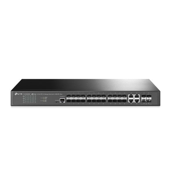 TP-Link SG3428XF JetStream 24-Port SFP L2+ Managed Switch with 4 10GE SFP+ Slots  Omada