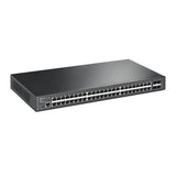 TP-Link SG3452 JetStream 48-Port Gigabit L2 Managed Switch, 4 SFP Slots, Omada SDN, Centralised Mgt, Static Routing  (T2600G-52TS)