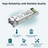 TP-Link SM311LS Gigabit SFP module, Single-mode, MiniGBIC, LC interface, Up to 10km distance