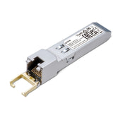 TP-Link TL-SM5310-T 10G BASE-T RJ45 SFP+ Module, Transmit data up to 30m* at 10 Gbps, Support DDM, Support TX Disable function, Metallic EnclosuRR