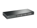 TP-Link T1500-28PCT (TL-SL2428P) JetStream 24-Port 10/100Mbps + 4-Port Gigabit Smart PoE+ Switch, Omada