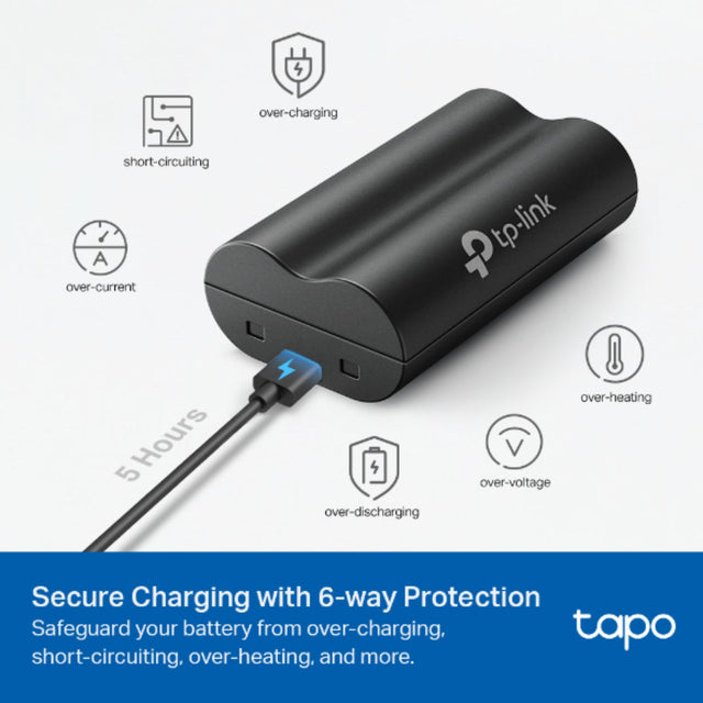 TP-Link Tapo A100 Battery Pack 6700mAh Compatible With Tapo Cameras & Video Doorbells (C420/C400/D230)