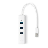 TP-Link UE330 USB 3.0 3-Port Hub & RJ45 Gigabit LAN Ethernet Network Adapter 2 in 1 Plug & Play