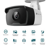 TP-Link VIGI 2MP C320I(2.8mm) Outdoor Bullet Network Camera, 2.8mm Lens, Smart Detection,3YW