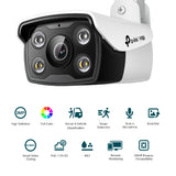 TP-Link VIGI 3MP C330(2.8mm) Outdoor Full-Color Bullet Network Camera, 2.8mm Lens, Smart Detection, 3YW