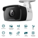 TP-Link VIGI 4MP C340I(2.8mm) Outdoor IR Bullet Network Camera, 2.8mm Lens, Smart Detection, 3YW