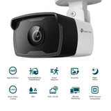 TP-Link VIGI 4MP C340I(6mm) Outdoor IR Bullet Network Camera,6mm Lens, Smart Detection, 3YW