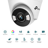 TP-Link VIGI 4MP C440(4mm) Full-Colour Turret Network Camera, 4mm Lens, Smart Detection, 3YW